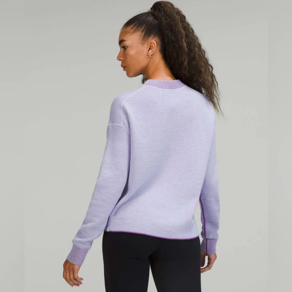 Lululemon Reversible Double Knit Crewneck Sweater